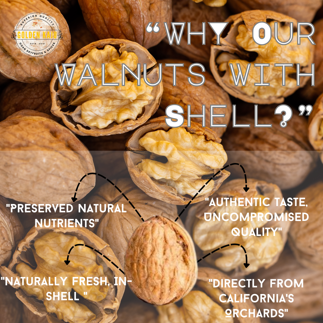 California Omega-3 Walnuts (In-Shell) - Naturally Fresh & Nutrient Rich