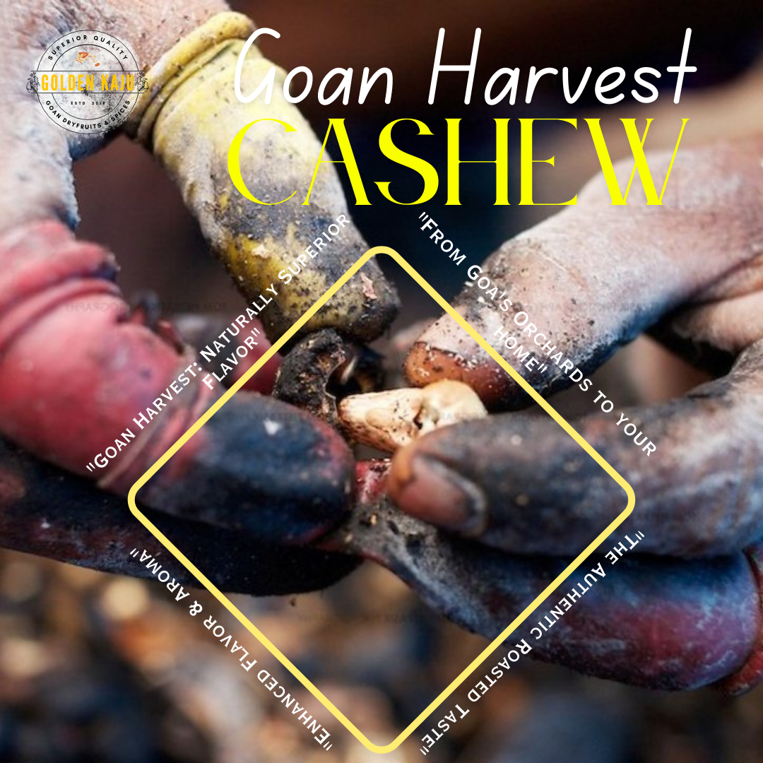 Goan Harvest Jumbo cashew with Skin (Drum Roasted)