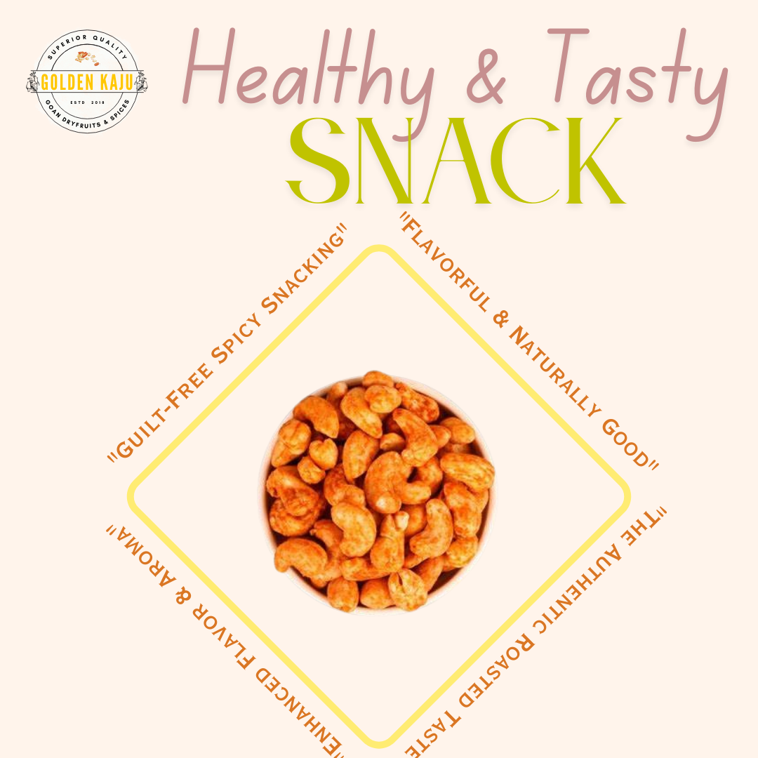 Goan Red Chilli Chatpata Masala Cashews - Spicy & Tangy