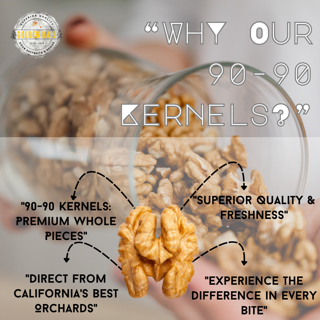 Omega-3 Walnuts (90-90 Kernel - Imported from California)