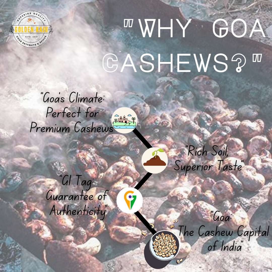Goan Harvest Drum Roasted Cashews with Skin - Naturally Nutritious : Regular Size