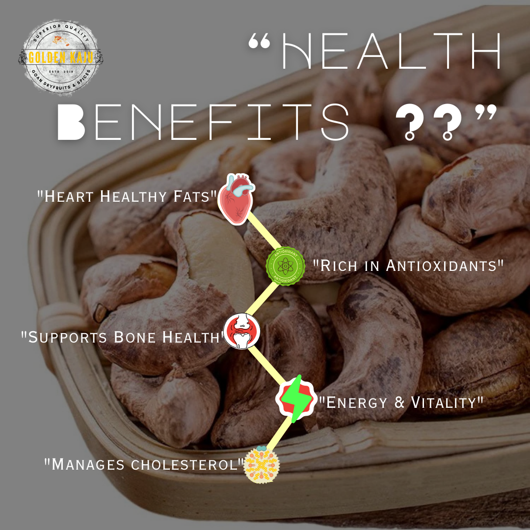 Goan Harvest Jumbo cashew with Skin (Drum Roasted)