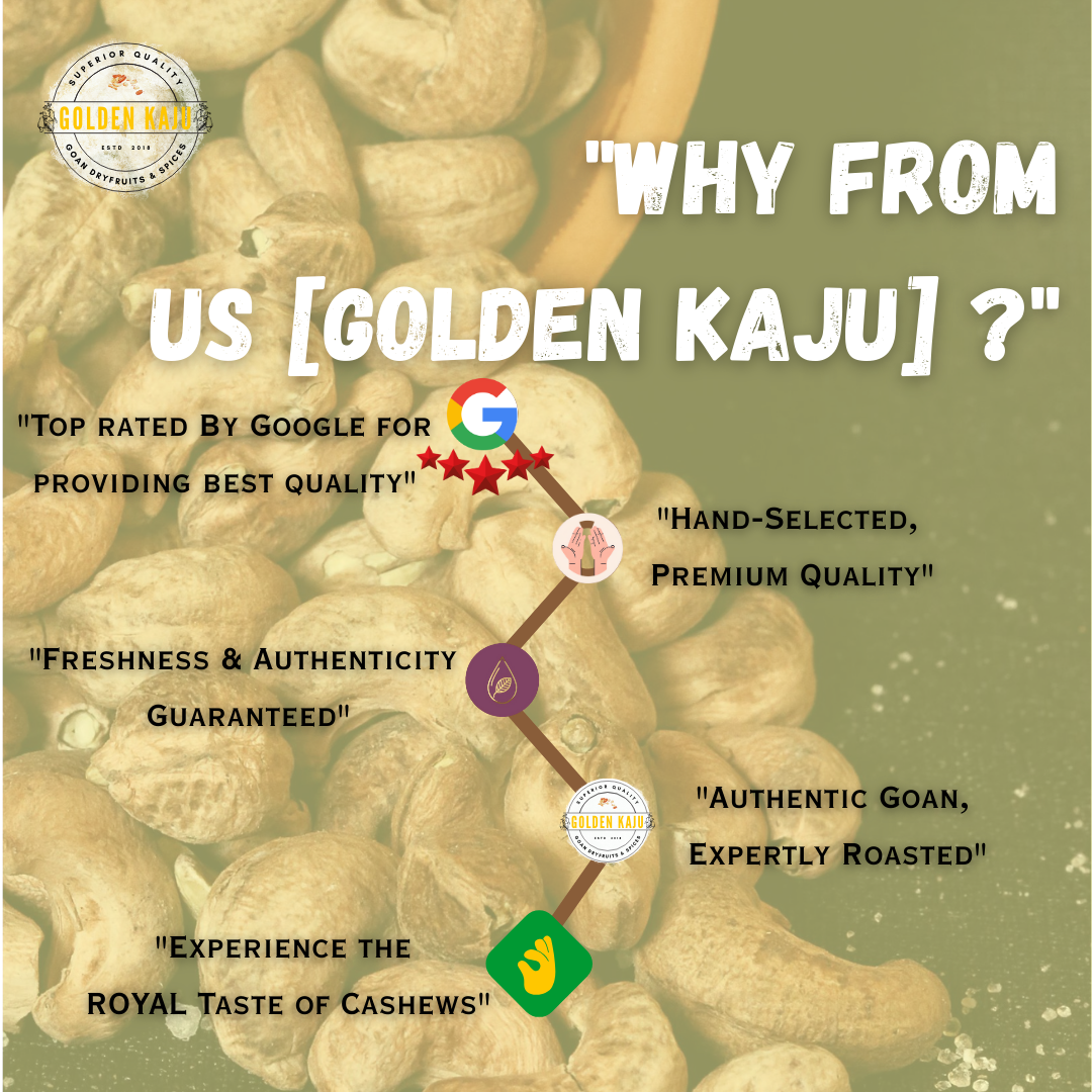 Goan Harvest BOLD Cashew with Skin (Drum Roasted)