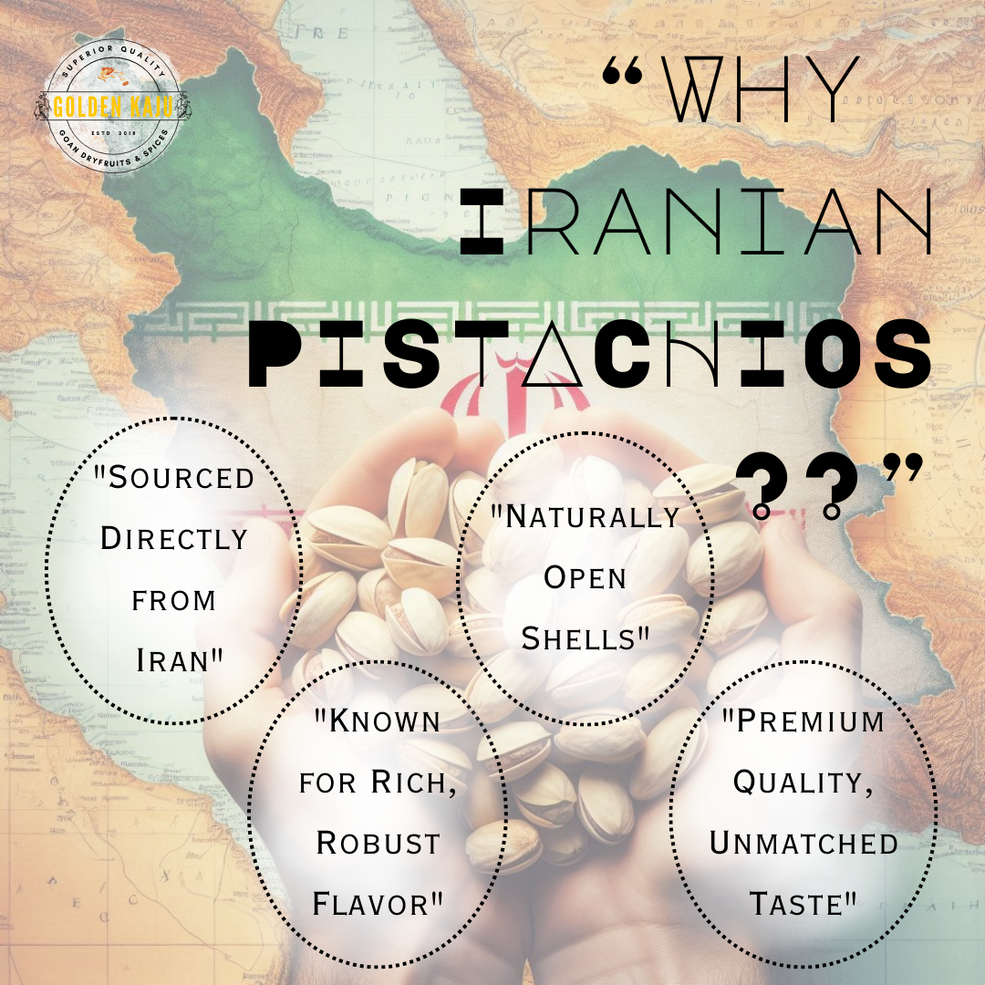 Iranian Pistachios - Roasted & Salted (Imported from Iran)
