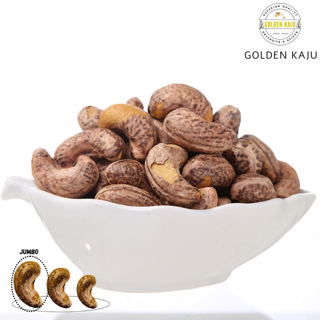Goan Harvest Jumbo cashew with Skin (Drum Roasted)