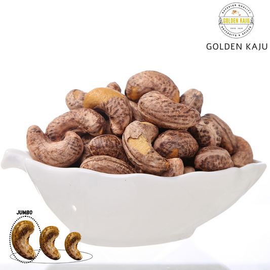 Goan Harvest Jumbo cashew with Skin (Drum Roasted)