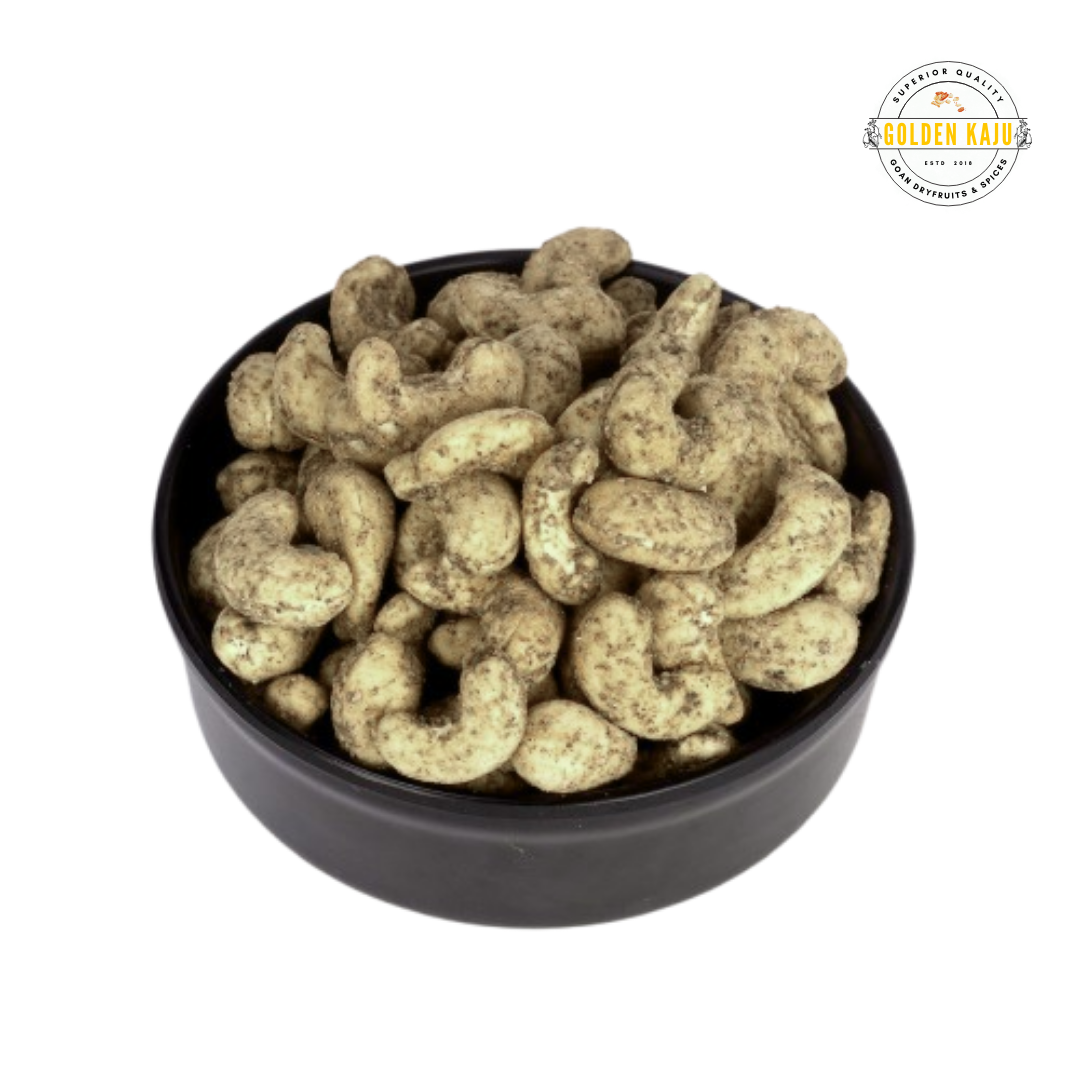 Goan Black Pepper Zesty Masala Cashews - Bold & Aromatic