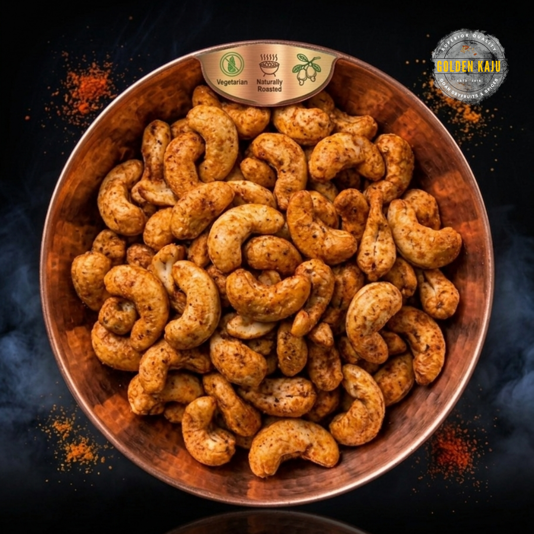 Barbeque (BBQ) Flavored Roasted Cashews - Premium Goan Harvest