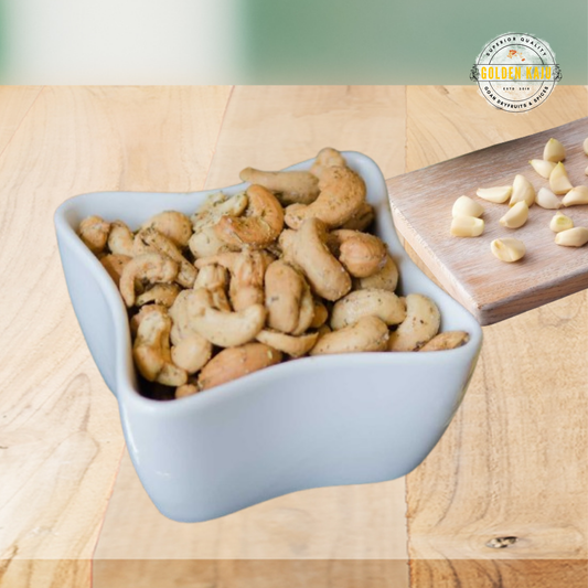 Goan Garlic Chatpata Masala Cashews - Zesty & Savory