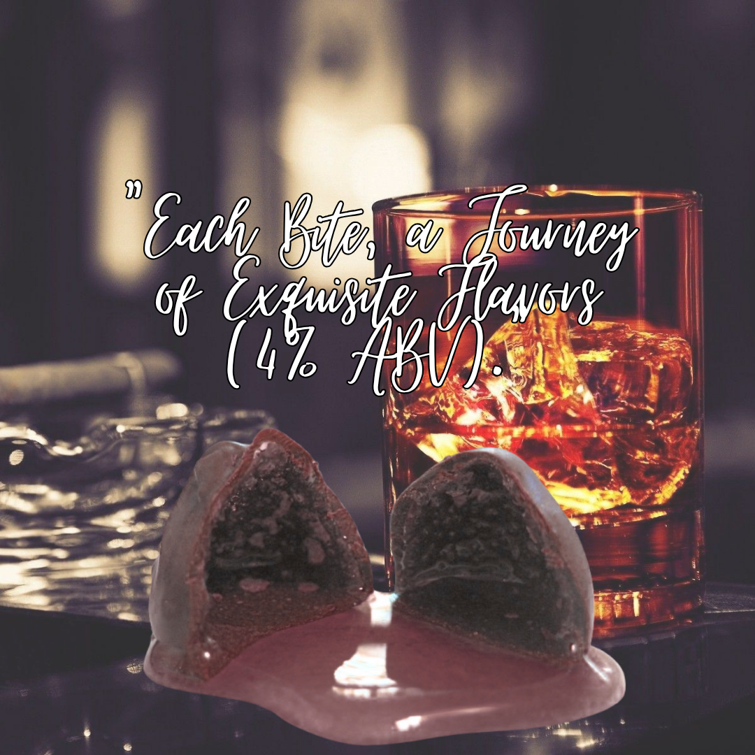 Alcoholic Chocolate Truffles with Elegant Bracelet Rakhi