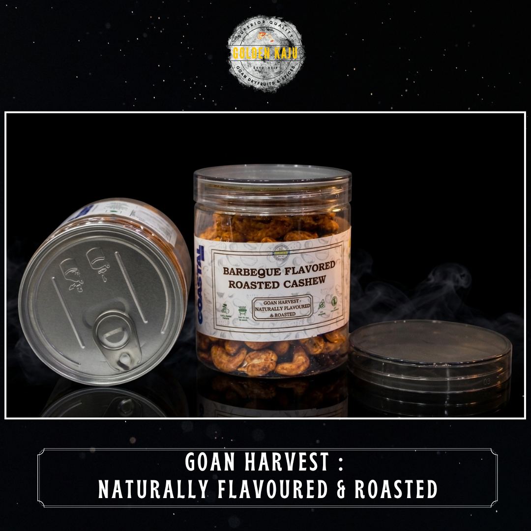 Barbeque (BBQ) Flavored Roasted Cashews - Premium Goan Harvest