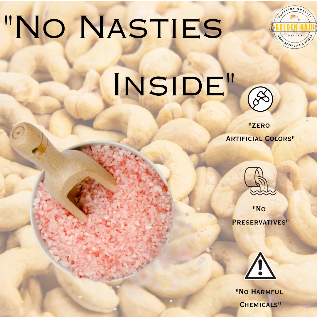 Goan Salted Roasted Cashews - Pure & Natural
