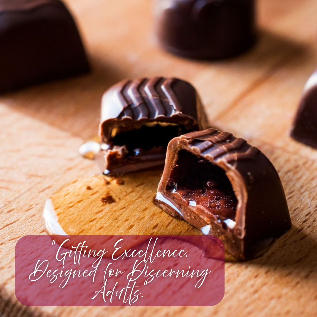 Alcoholic Chocolate Truffles with Elegant Bracelet Rakhi