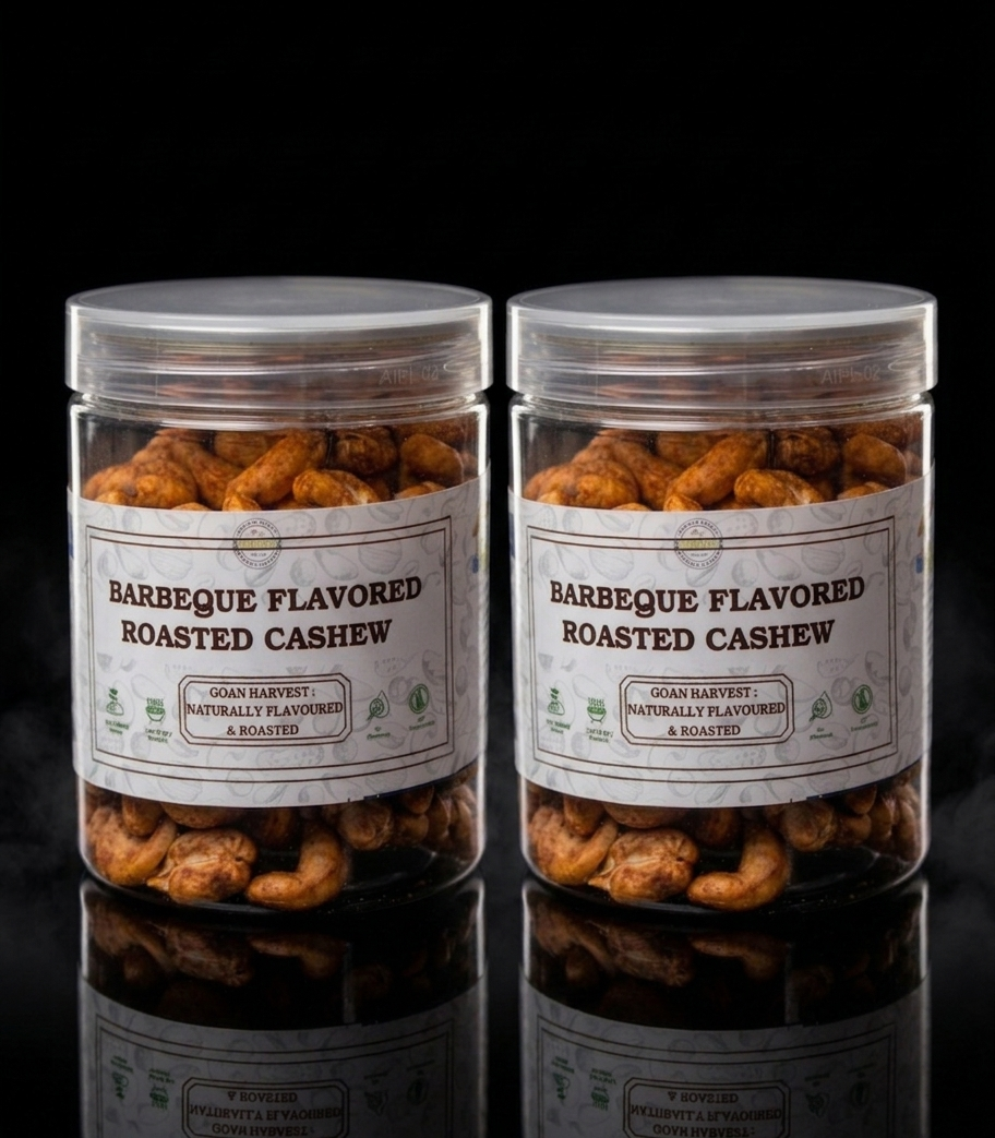 Barbeque (BBQ) Flavored Roasted Cashews - Premium Goan Harvest