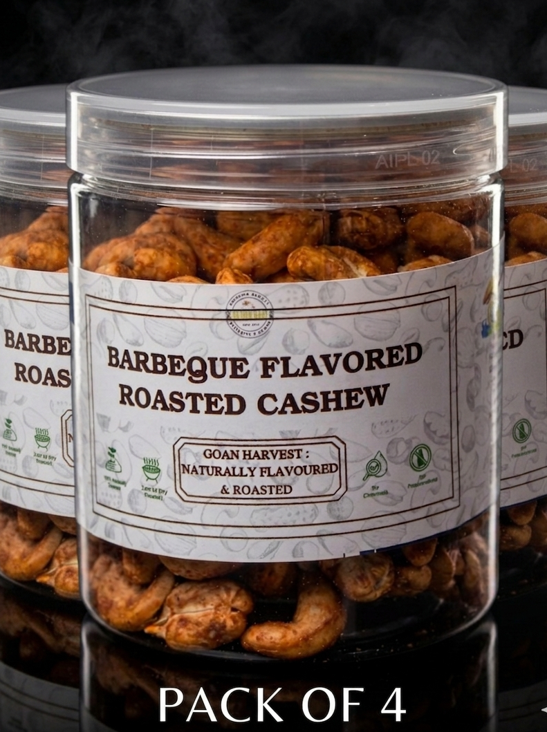 Barbeque (BBQ) Flavored Roasted Cashews - Premium Goan Harvest